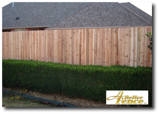 Decorative absolute privacy fence with out the top cap and trim