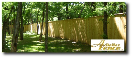 8' foot high 2-sided Solid Board Privacy Fence Design